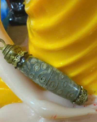 Mặt Dây chuyền Dzi Thiên Châu Tây Tạng 