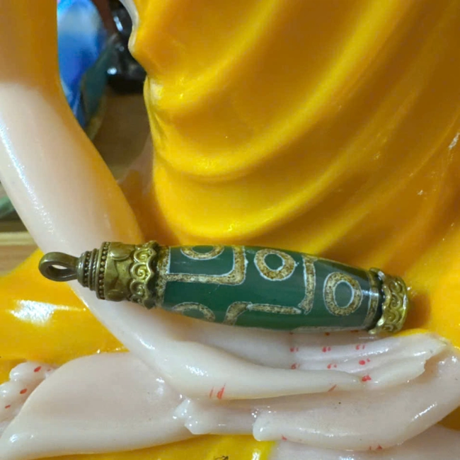 Mặt Vòng Cổ Dzi Thiên Châu Tây Tạng